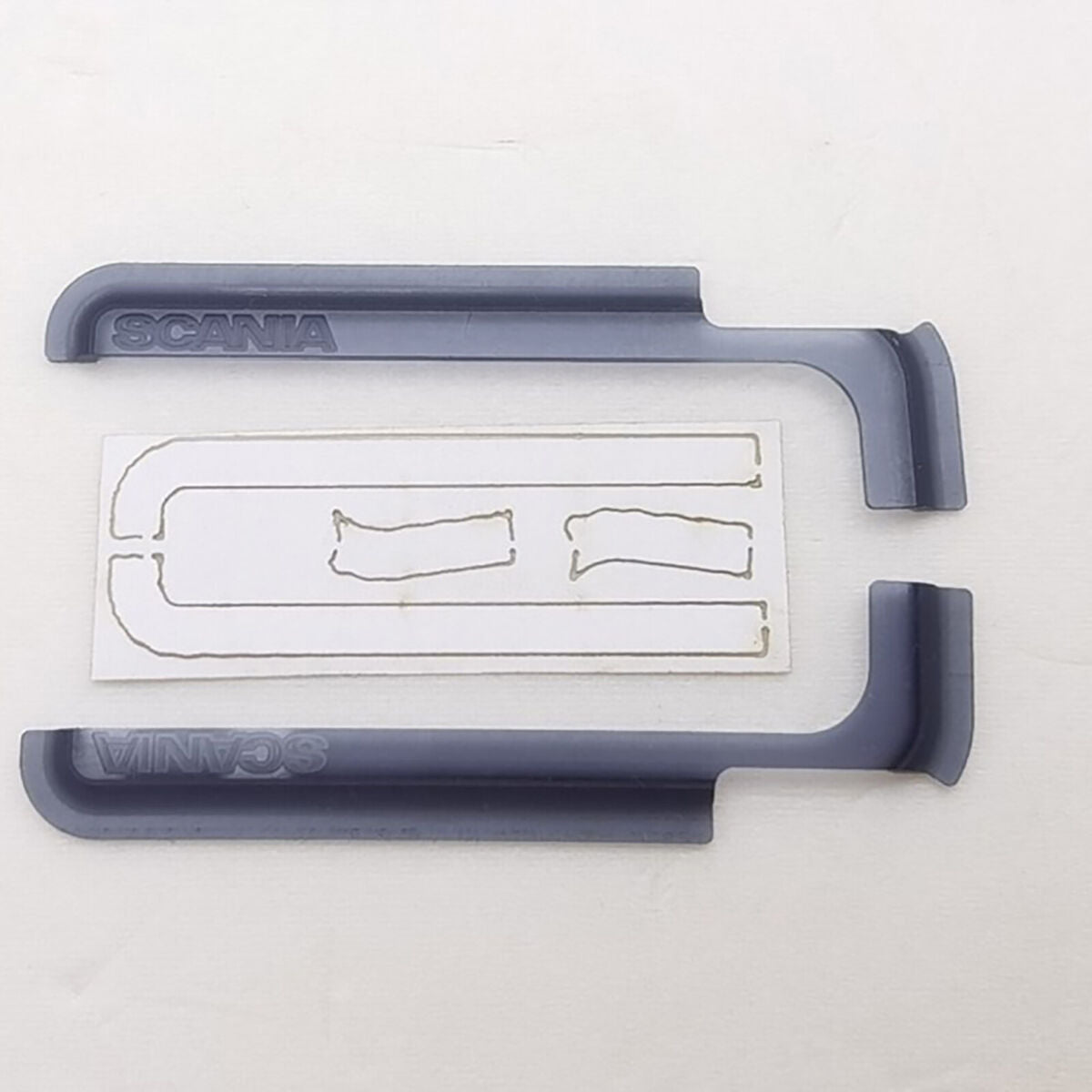 For Tamiya 1/14 Scania 770s A Pair Of Car Windows Ventilationboard & Rain Visor