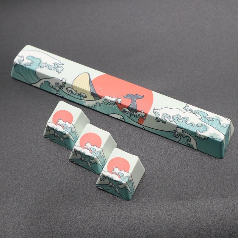 2 Keys OEM Profile Custom Keycaps PBT Dye Sub Space ESC Keys Keycap Spacebar Cap