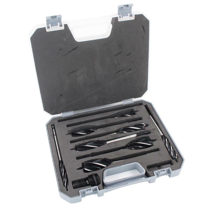 Woodworking Auger Drill Bit Sets Flute Auger Bit 10-25mm Wear Resistance