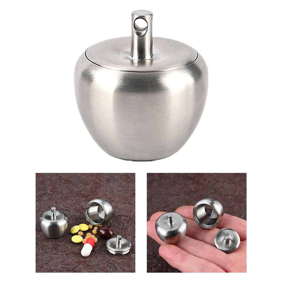 Pill Box Dispenser  Mini  Sealing Bottle for Outdoor Purse
