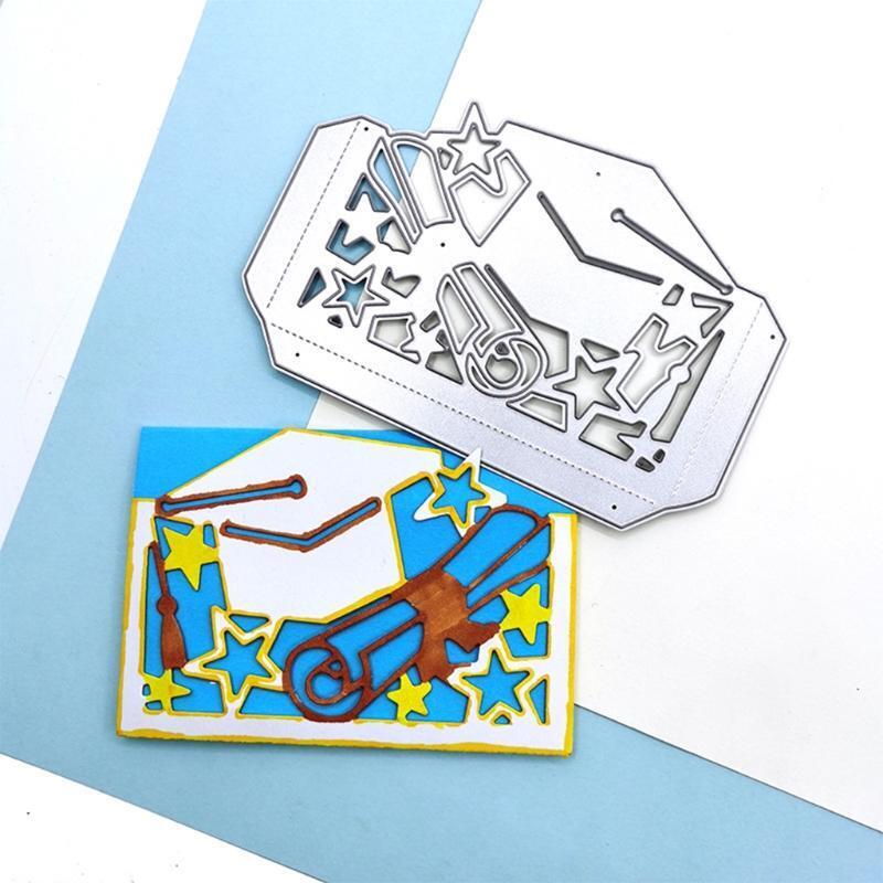 Graduation Metal Cutting Dies Stencil Scrapbooking DIY Album Stamp Paper Card