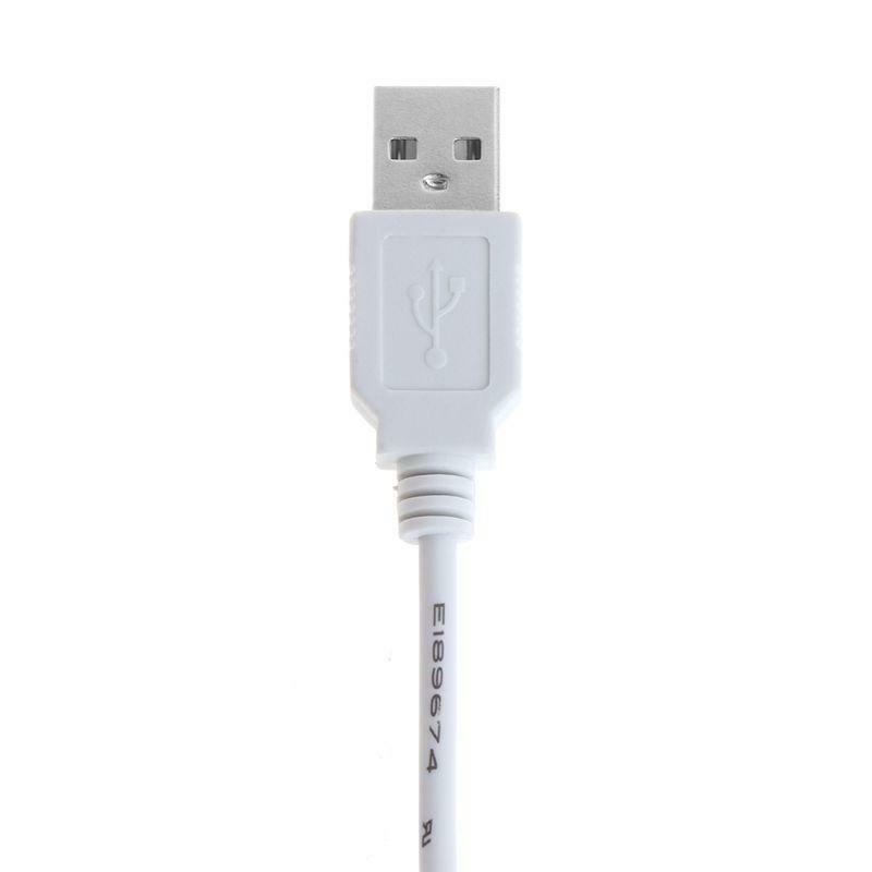USB cable New 28cm USB 2.0 A Male to A Female Extension Extender White Cable ON