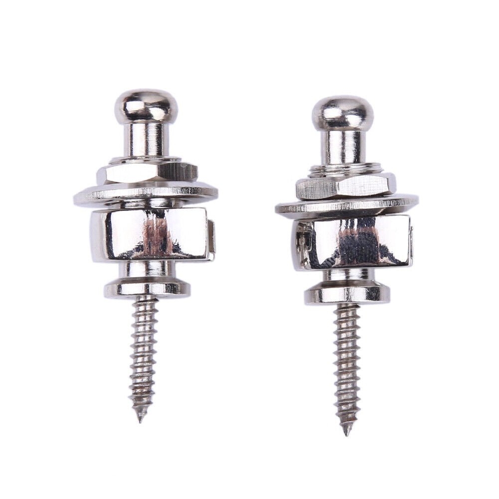 2pcs Guitar Strap Lock Botton Schaller Style Straplocks Bass Strap Locks
