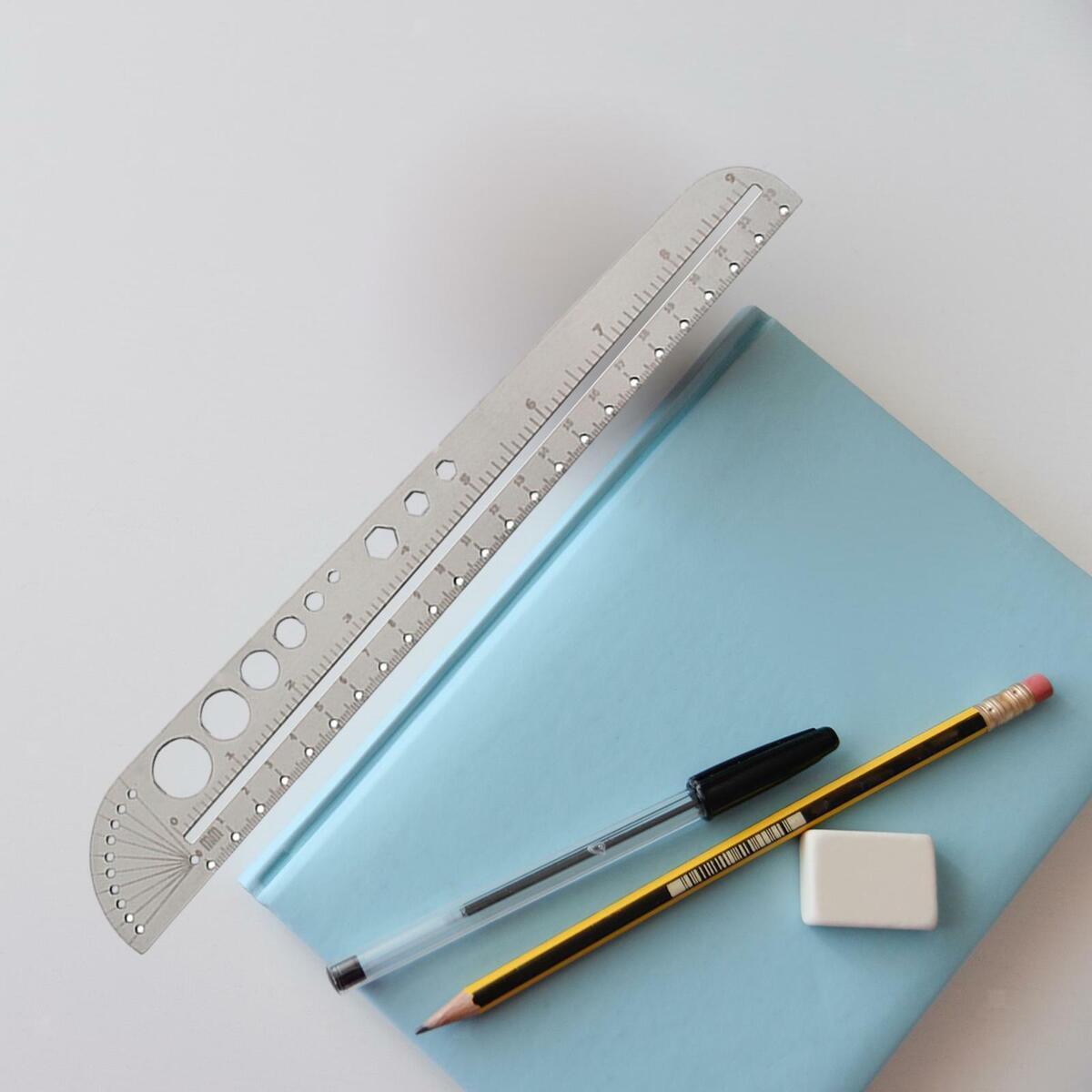 Angle Protractor Ruler Degree Measuring Tool Hexagon Ruler for