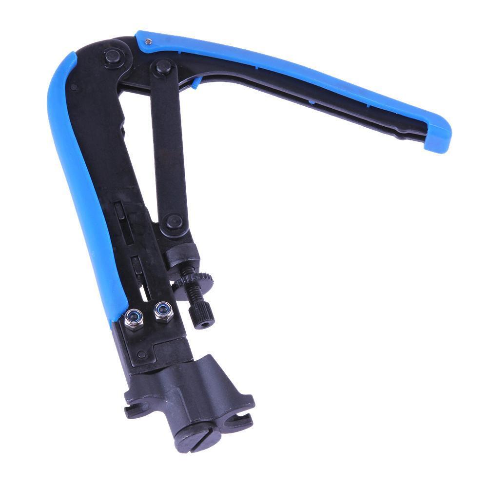 2pcs Coaxial Cable Crimp Pliers Stripper Compression Hand Tools Set