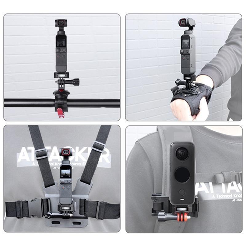 Aluminum Alloy 360 Rotation Adjustable Adapter for POCKET 2/360 ONE X2 Accs