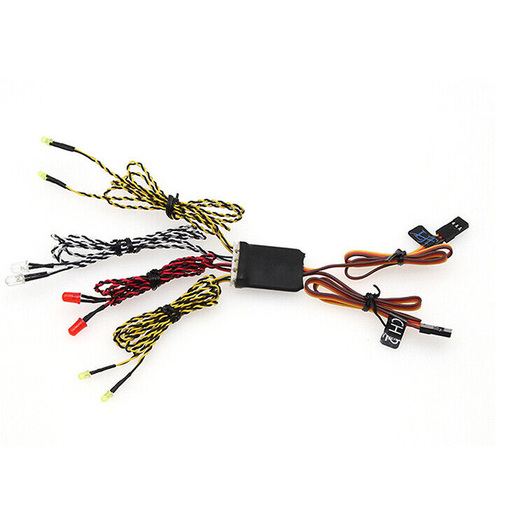8LED Linkage Light Turn Signal Brake Light Lamp Parts for RC Crawler Drift Car
