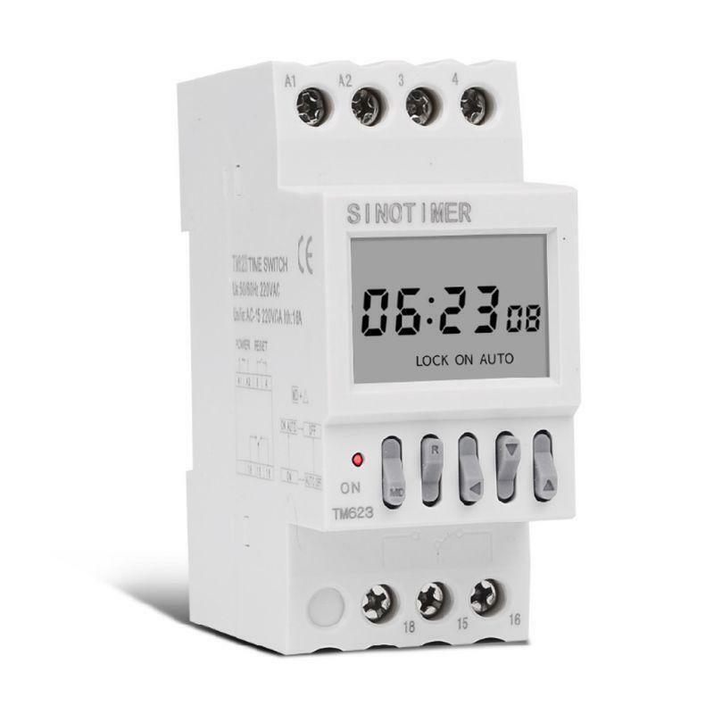 220V Programmable Light Switch Timer Indoor Timer with Astronomical Clock