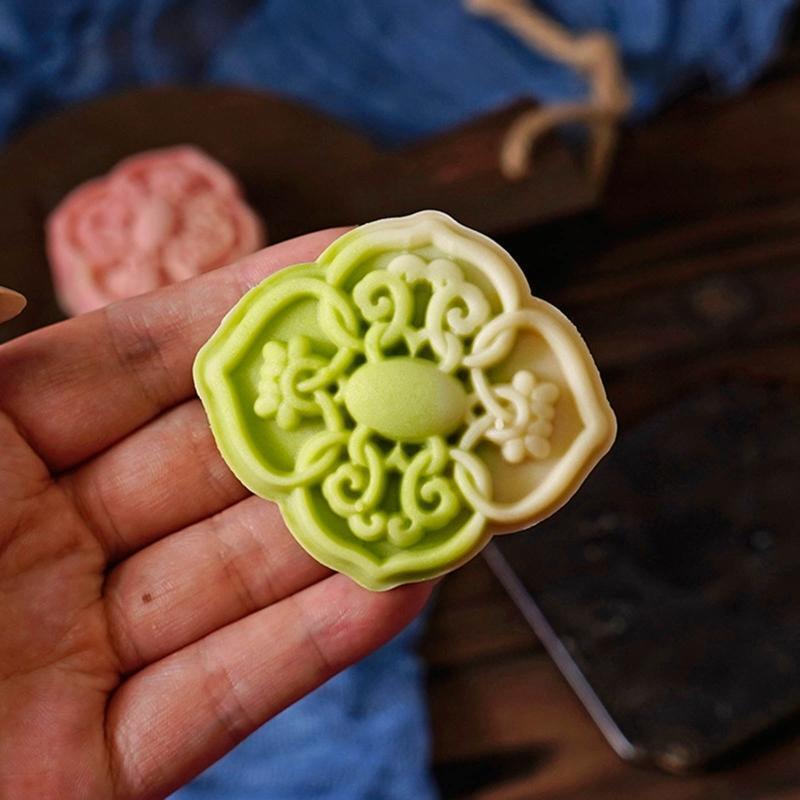 50g Plastic Pastry Stamp Mooncake Stamp Mooncake Tools Creative Chinese Style