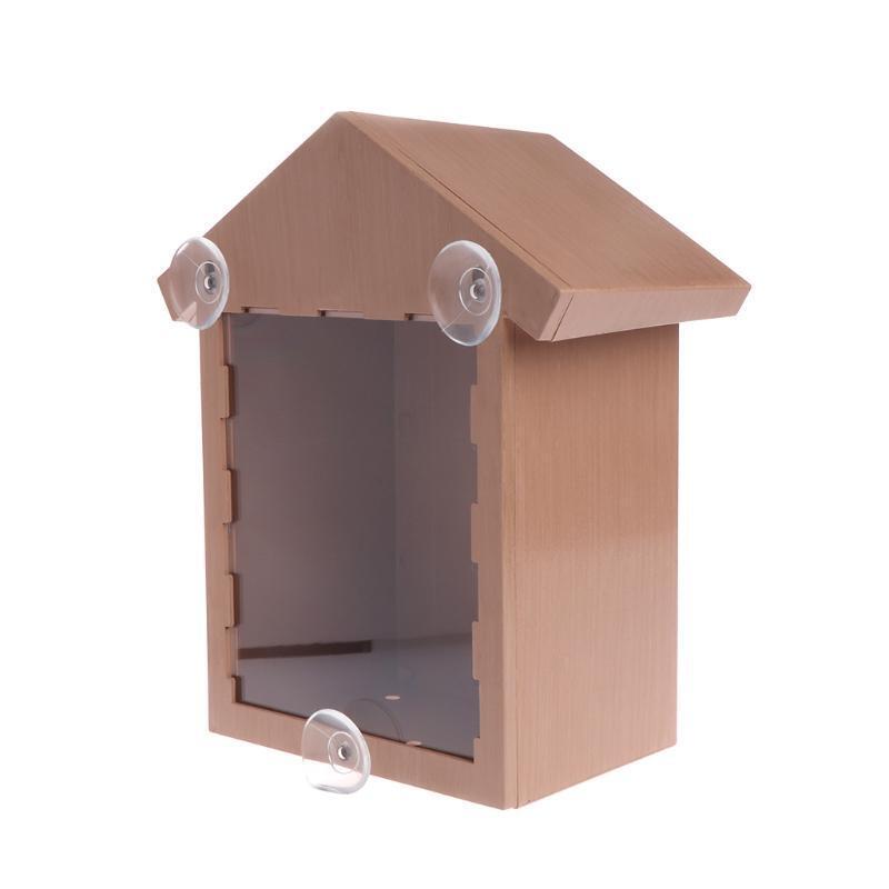 Bird House Swallow DIY Nest Home Decoration Outdoor Breeding Cockatiels Box Roof