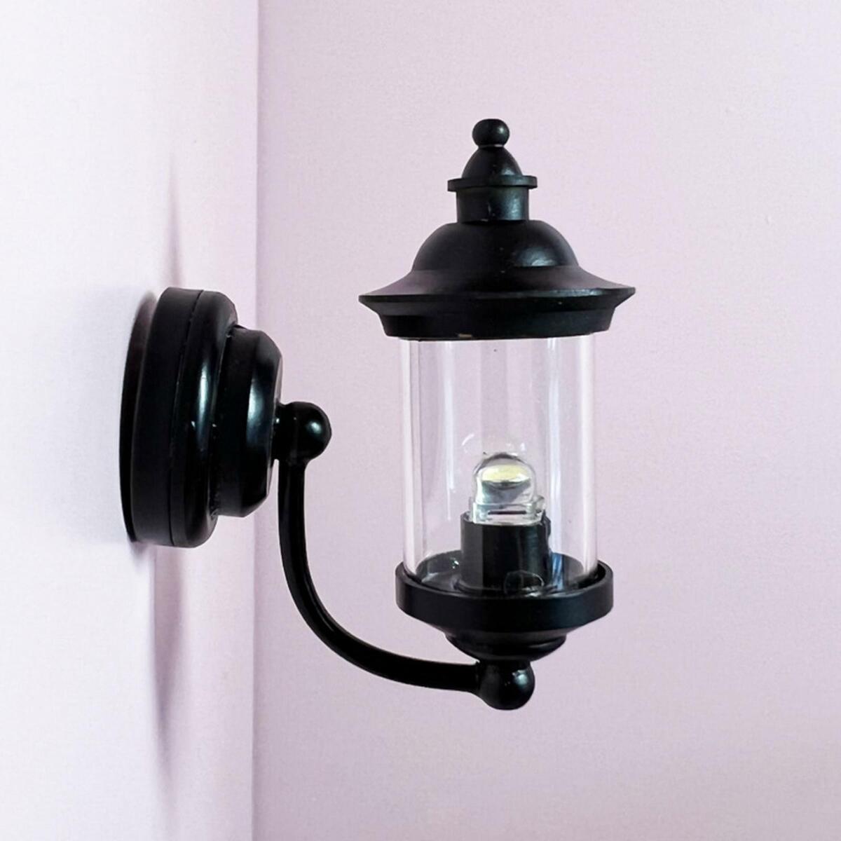 2pcs  Mini 1:12 Wall Lights w/  Room Supplies Decoration