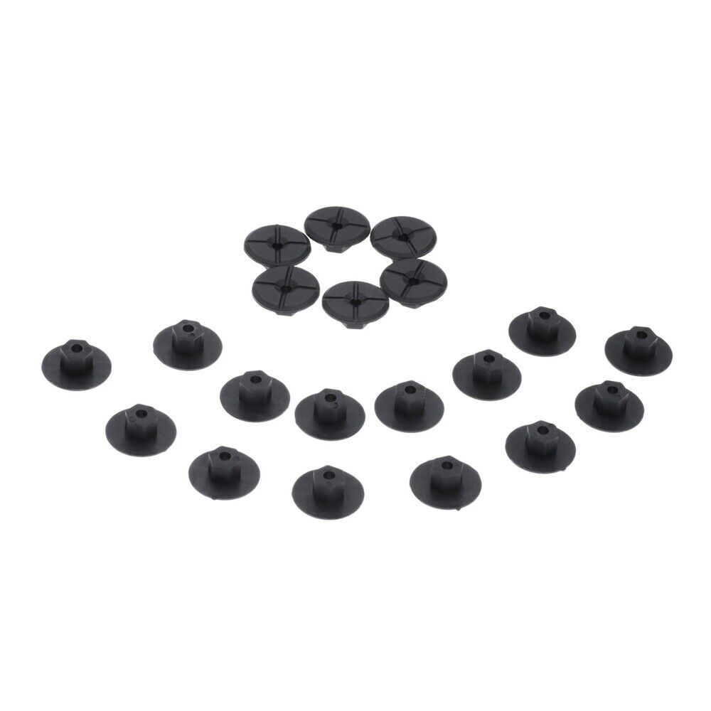 10Pcs Auto Car Clips UNTHREADED Nuts Fasteners Screws Fit for Mercedes Plastic