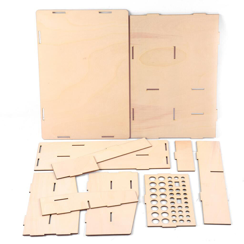 DIY Paint Ink Bottels Brush Airbrush Tool Stand Rack Desk Organizer Holder