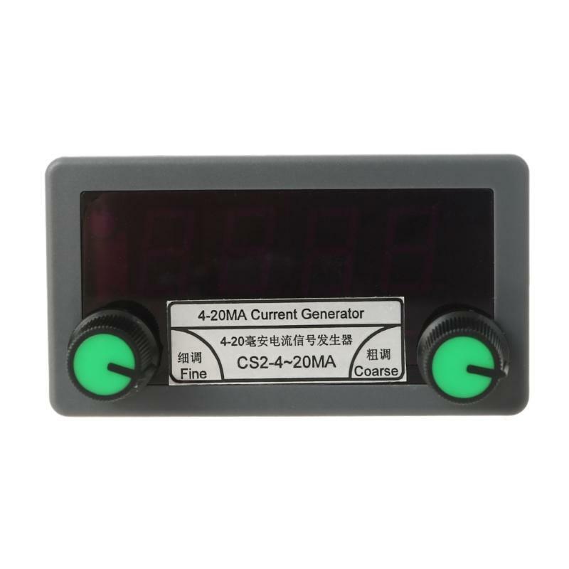 DC 7-30V 4-20mA Digital Current Analog Signal Generator Coarse/Fine Tuning Tools