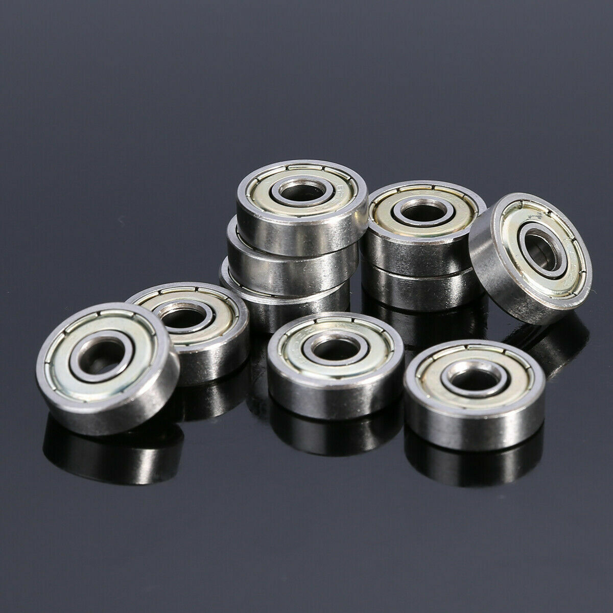 10pcs 625ZZ 5mm*16mm*5mm Carbon Steel Single Row Deep Groove Radial Ball Bearing
