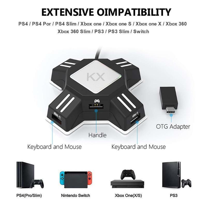 Controller Adapter, USB Game Controller Converter for Switch/X Series/PS5/PS4