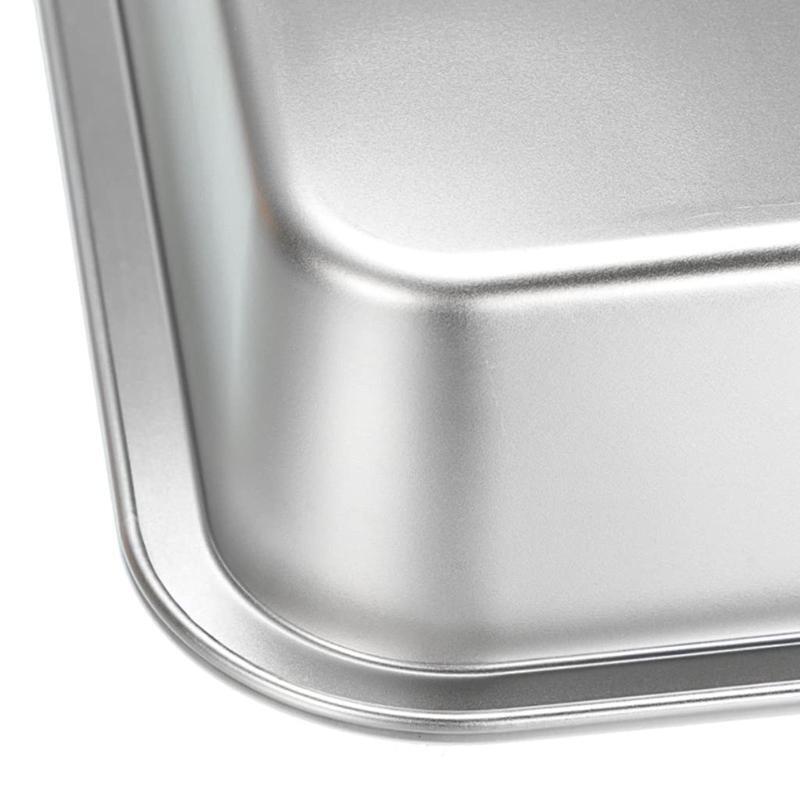 Cat Litter Pan for Older Cats Stainless Steel Small Smooth Surface Never Rust