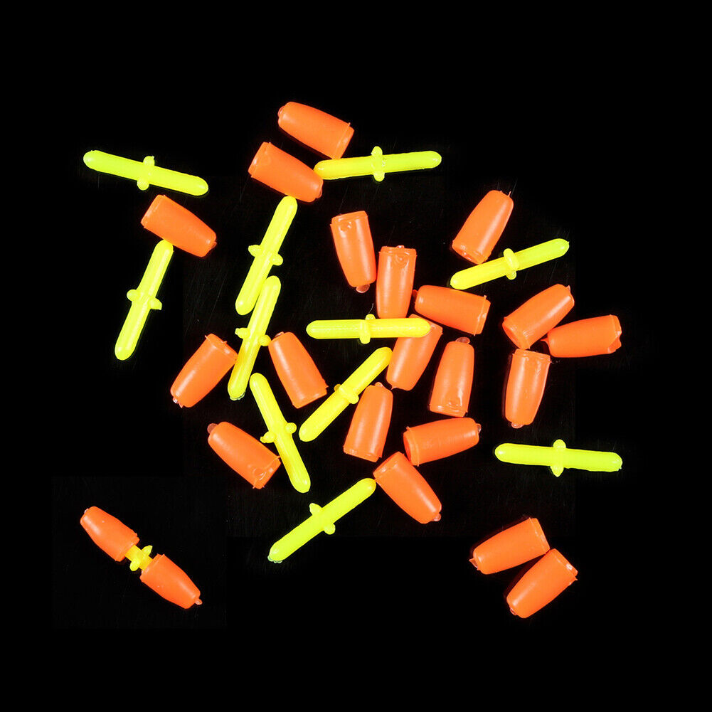 20x Rock Sea Fishing Anti Wind Bar Rod Bobber Float Stopper Fish Tackle (S)