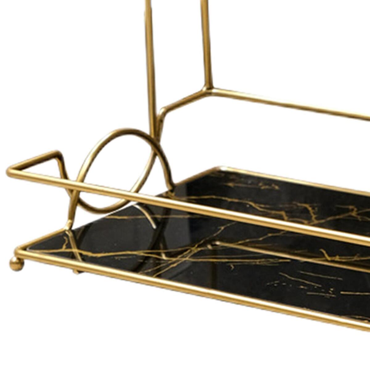 2 Tier Makeup Organizer Shelf Lipstick Perfume Tray for Bathroom Bedroom