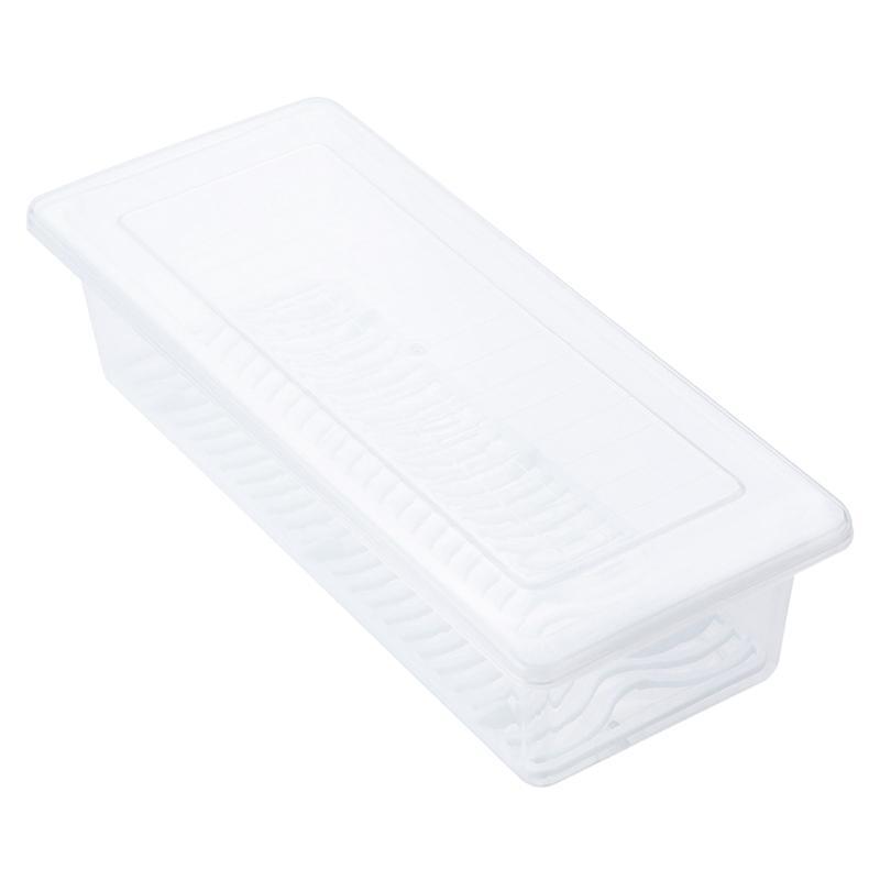 Storage Containers for Refrigerator Removable Drain Tray for Veggie, Berry