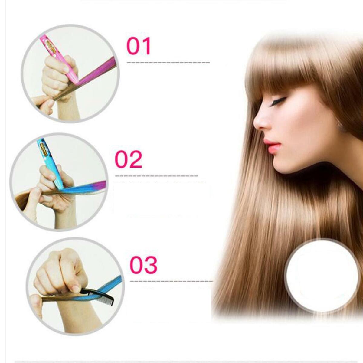 Temporary  Washable  Chalk Color Dye Stick Salon for Party