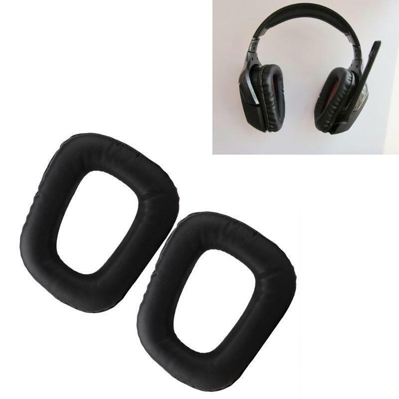 2Pcs/Pair Headphone Cushions Replacement Ear Pads Cushion For Logitech G35 G930