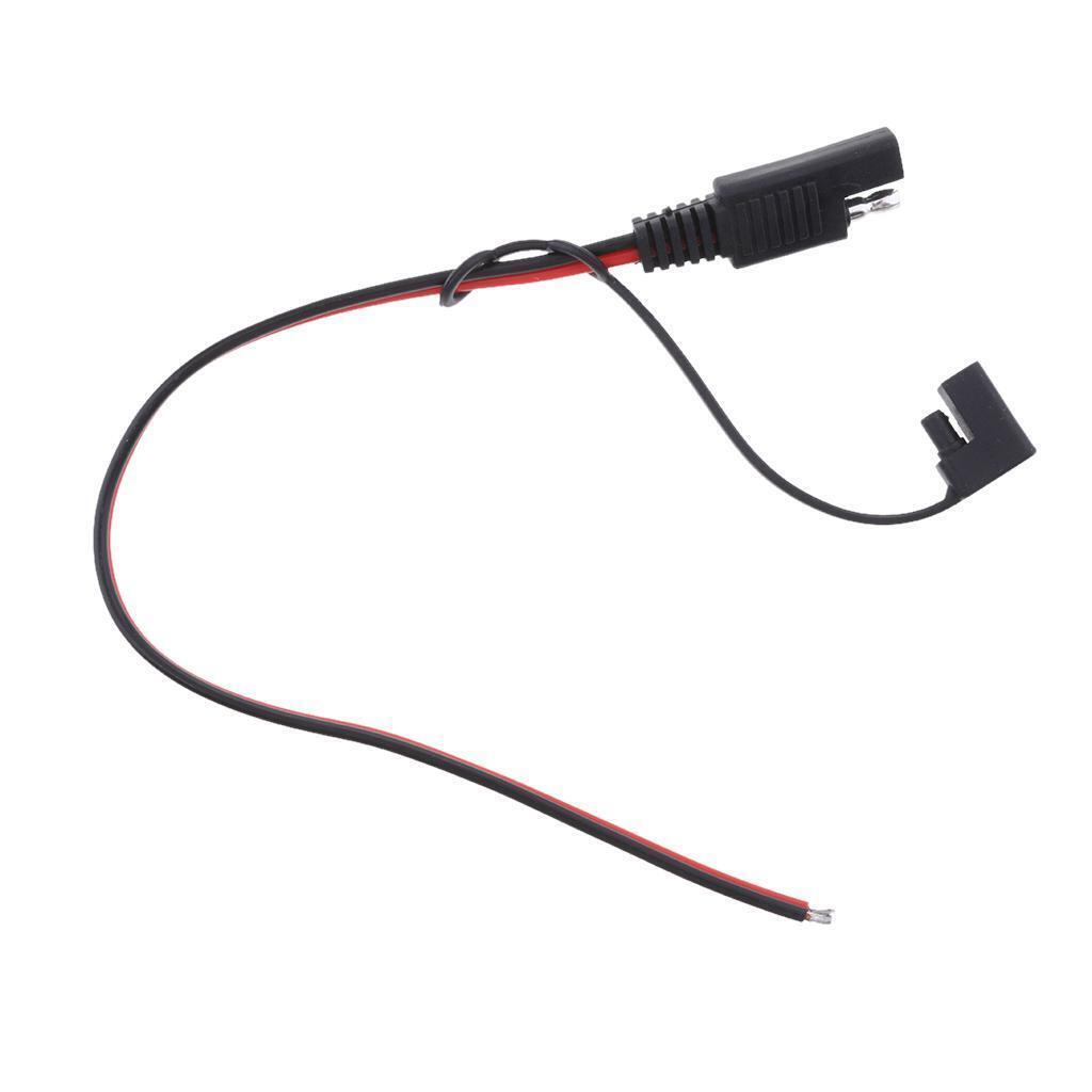 Universal 18AWG Solar Panel Battery SAE Plug Extension Connector Cable 300mm