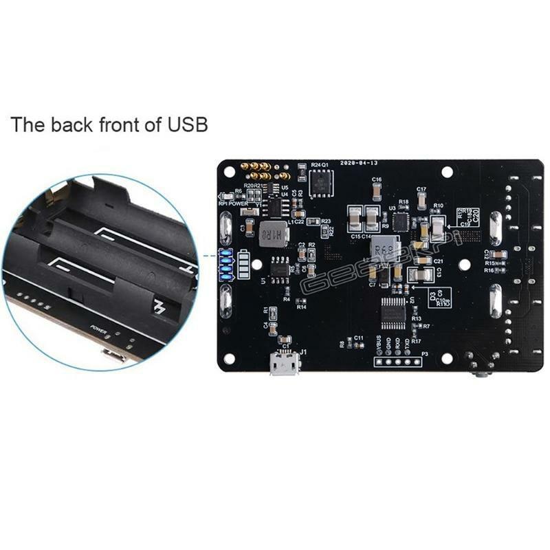 UPS RTC, Battery,LED Coulomometer Lamp for Raspberry Pi, Power Supply Device