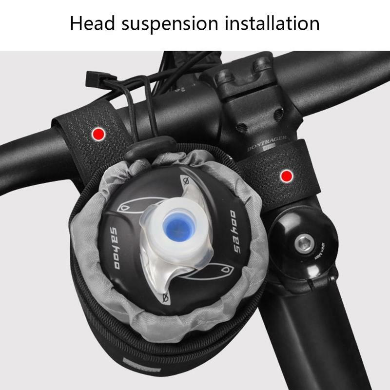 Bike Handlebar Water Bottle Bag Bicycle Insulated Stem Drink Cup Holder Bag