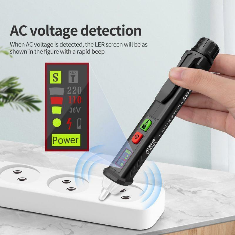 VD410A Digital Voltage Detector AC/DC Tester 1000V Non-contact Electric Test Pen