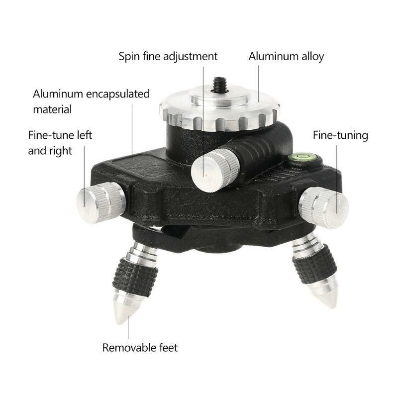 Level Adapter 360 Degree Adjustable Rotation Base Tripod Bracket Pivoting Base