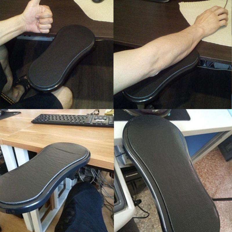 Aluminum Alloy Rotating Wrist Rest, Padded Armrest Ergonomic Arm Rest Support