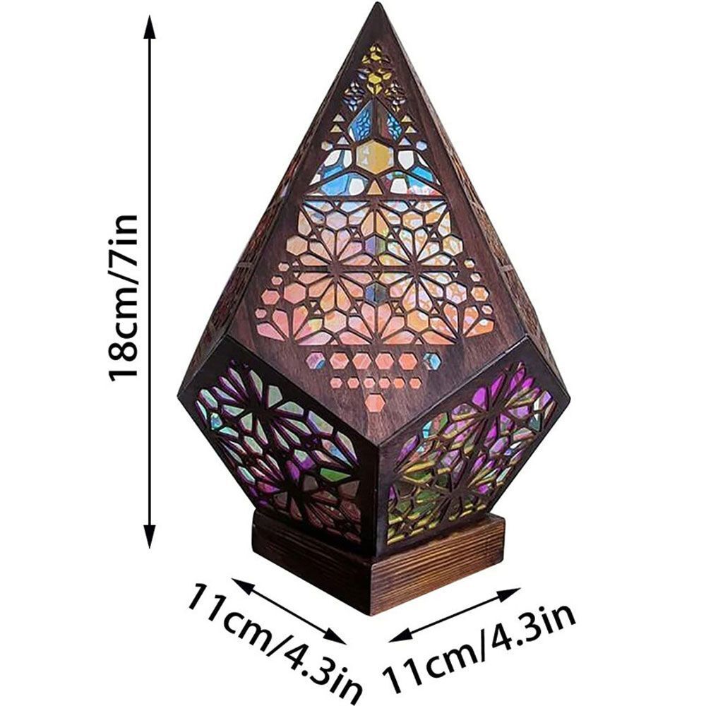 LED Bohemian Desk Floor Projector Light Starry Sky Ambient Light Bedside Lamp