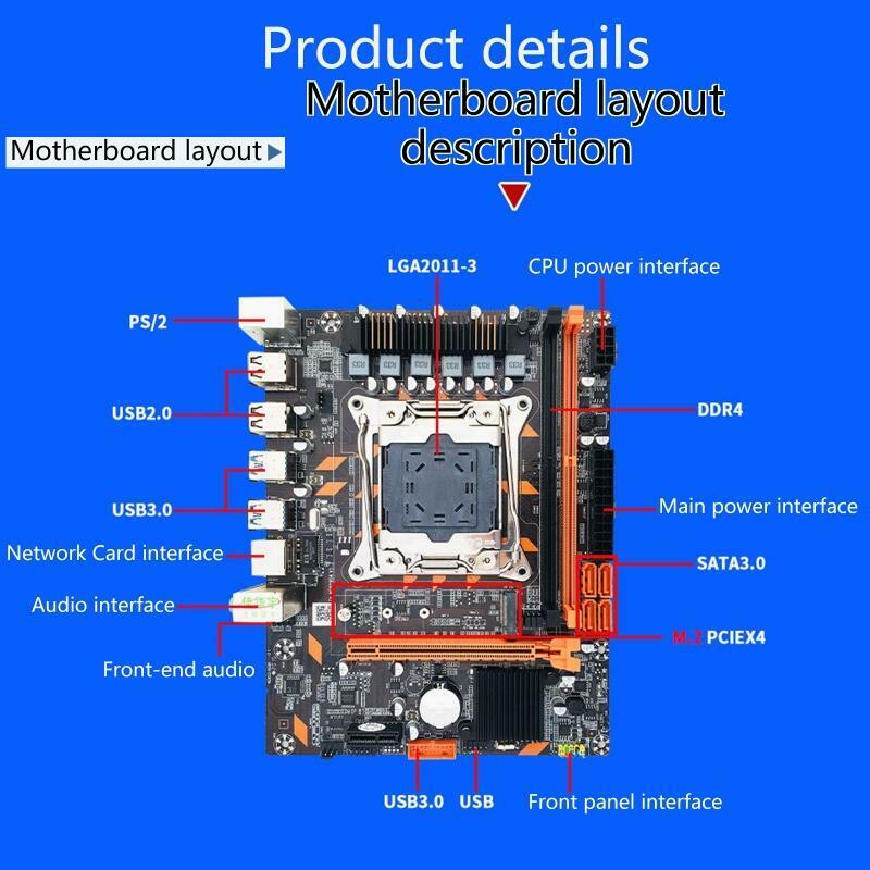 X99-Mini LGA2011-3 M-ATX Motherboard Core 5th 6th Xeon E5 E7 DDR4 2666 2400 2133