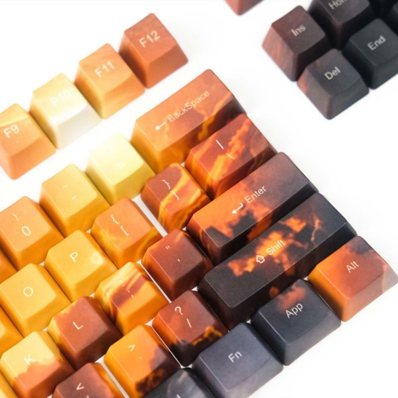 104Keys Saturn Theme OEM Profile Dye Sublimation for Cherry Mechanical Keyboard