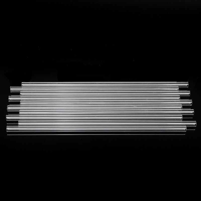 10X 300mm OD 10mm 1mm Glass Tubing Blowing Thick Tube Blow Wall Borosilicate