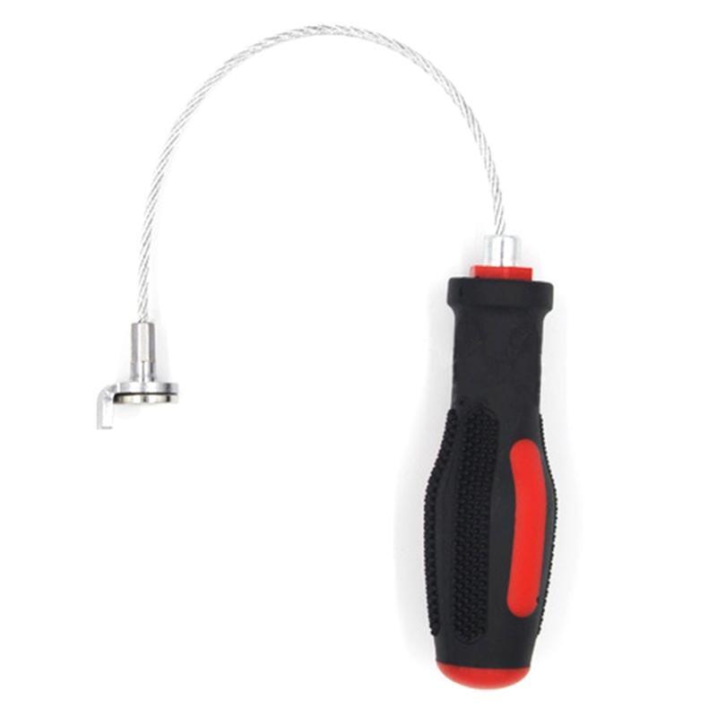 Magnetic Strong Oil Drain Plug Tool Remover Wrench Against Scald- Rubber Plastic