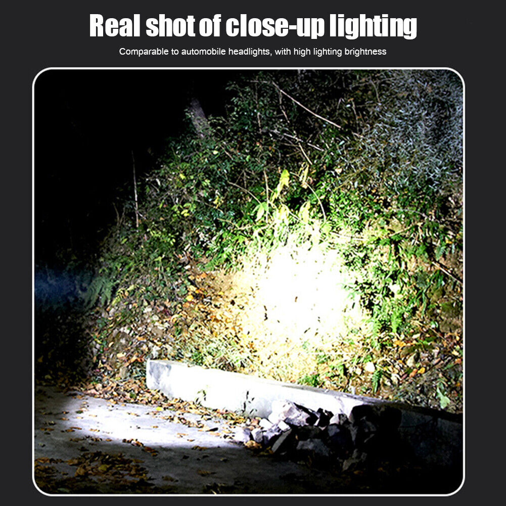1200mAh Portable Fishing LED Headlight USB Rechargeable Waterproof Headlamp