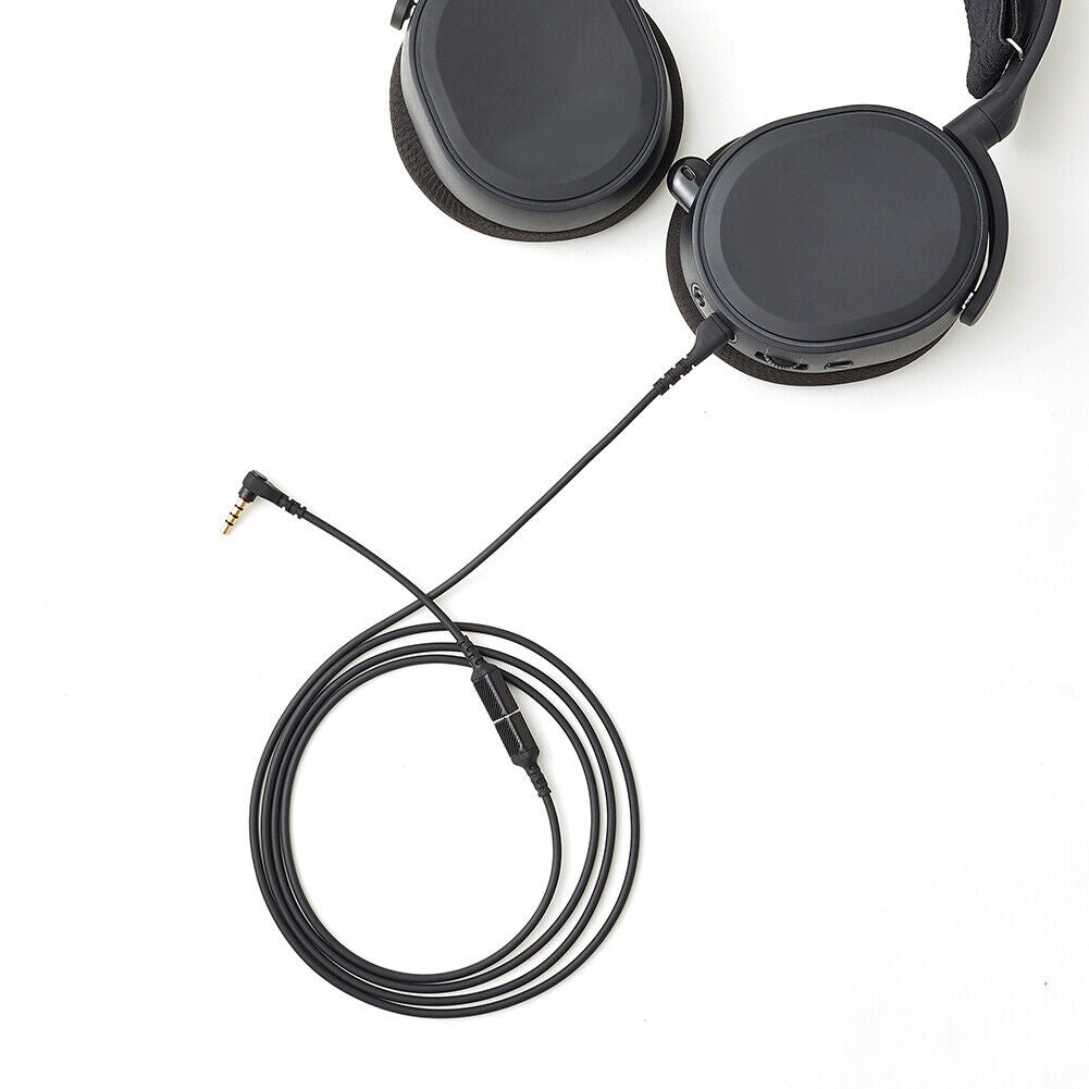 Audio Cable + 3.5mm Male to Female Adapter for SteelSeries Arctis 7 5 3