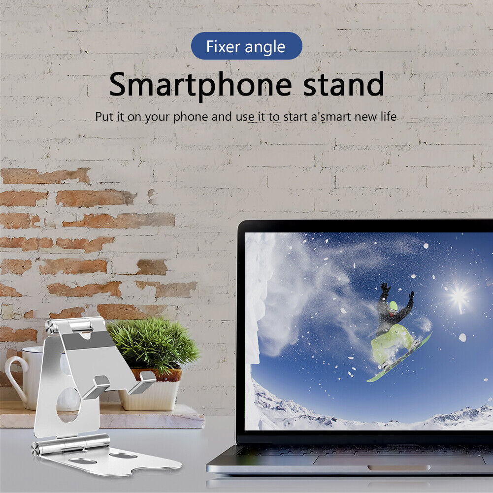 Adjustable Mobile Phone Desk Support Aluminum Alloy Tablet Holder Bracket