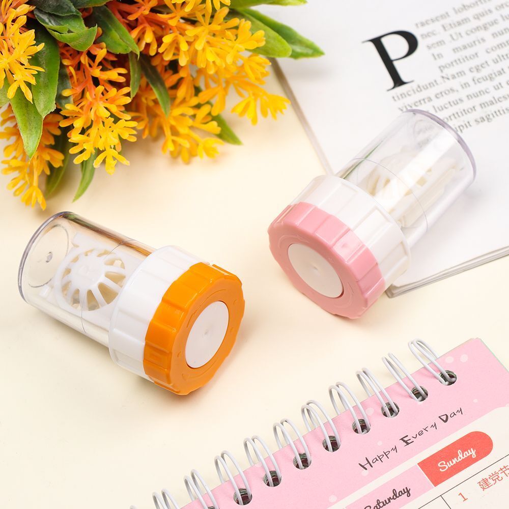 Mini Portable Soaking Box Travel Glasses Holder Candy Color Contact Lens Case
