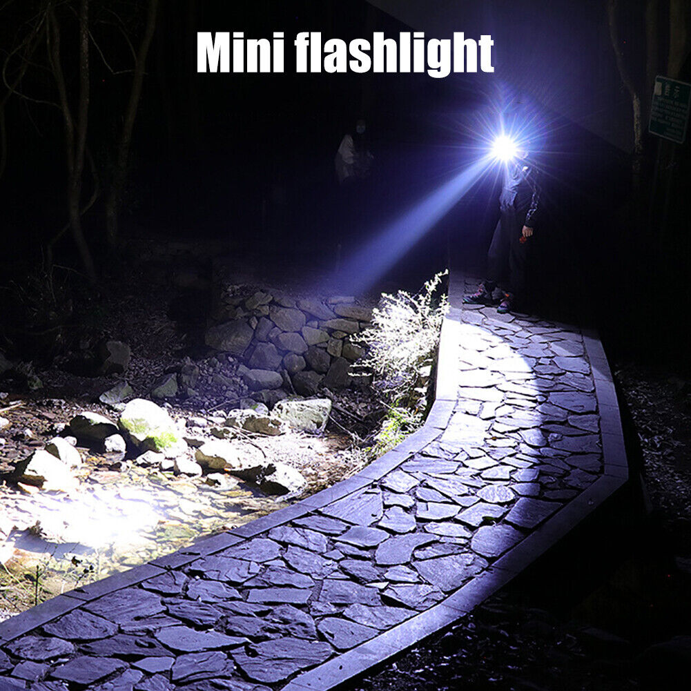 Mini Pen Light XPE R3 Torch Waterproof Clip Pocket Outdoor LED Flashlight