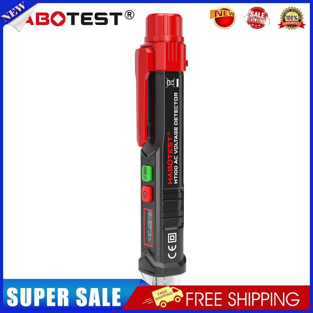 HABOTEST HT100 Non-contact AC 12V-1000V 48V-1000V Voltage Test Pen Detector