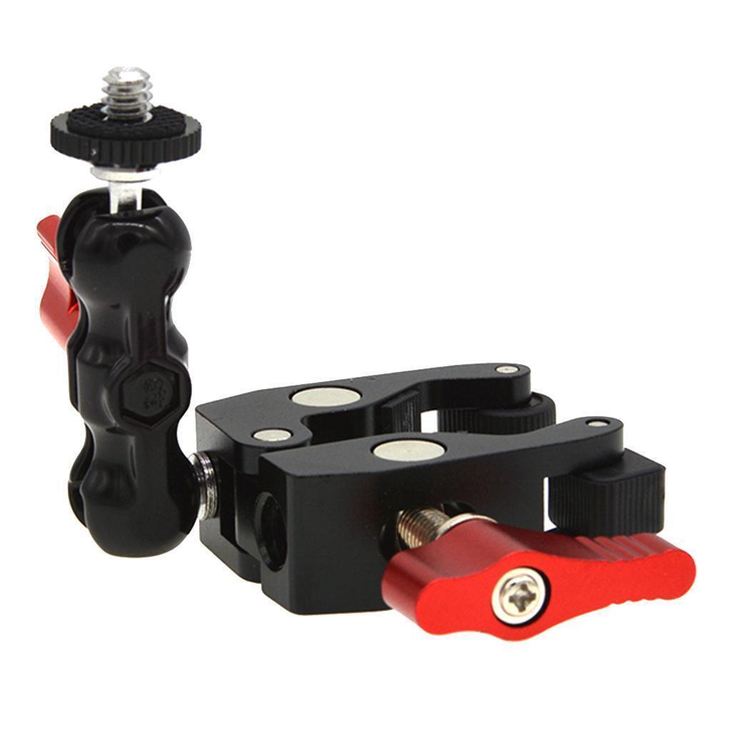 Multifunctional Spherical Head Clamp Arm Adapter for Camcorder Monitor with