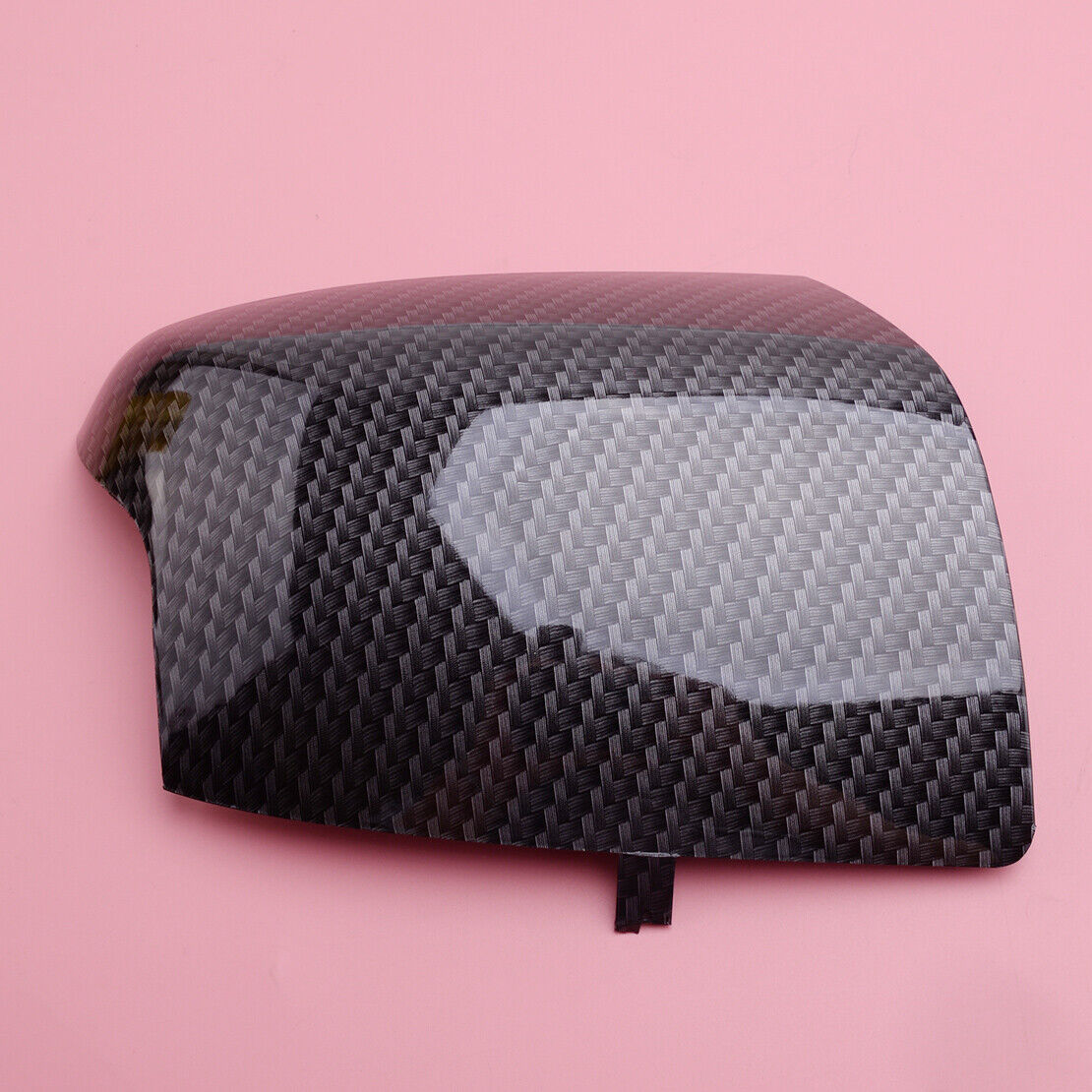 Right Carbon Fiber Style Rear View Wing Mirror Cover Trim Fit For Ford Focus Mk2