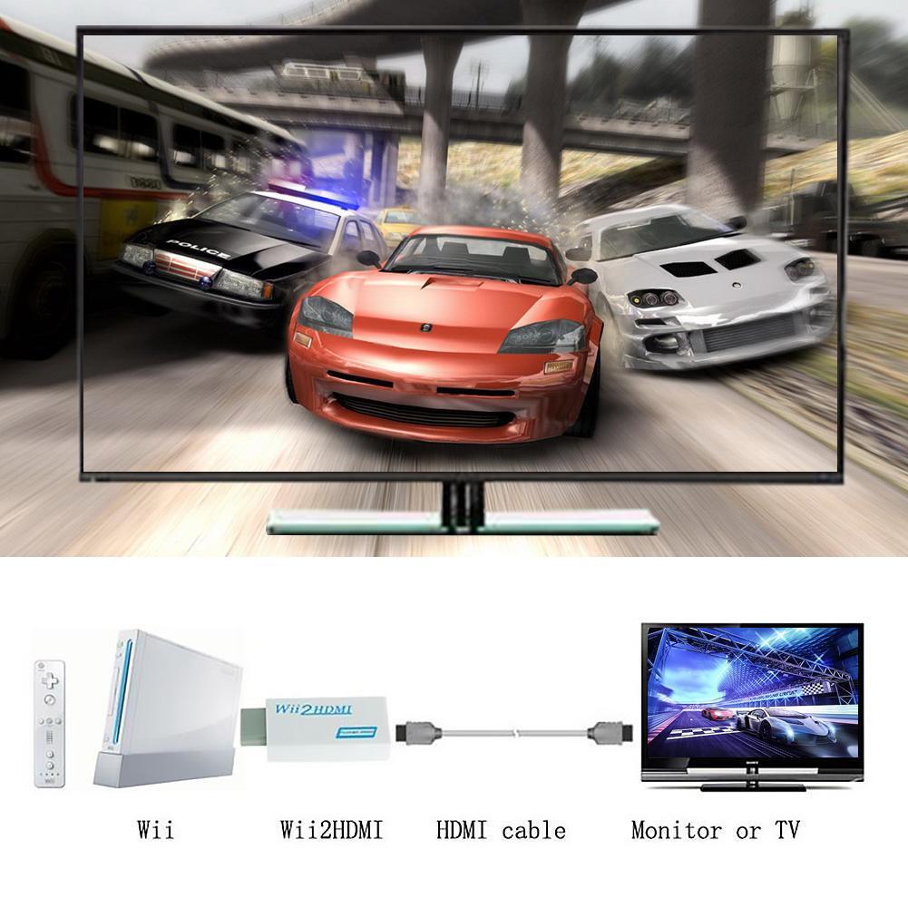Full HD 1080P Wii to 4K HDMI-compatible Wii2HDMI-compatible Converter for P