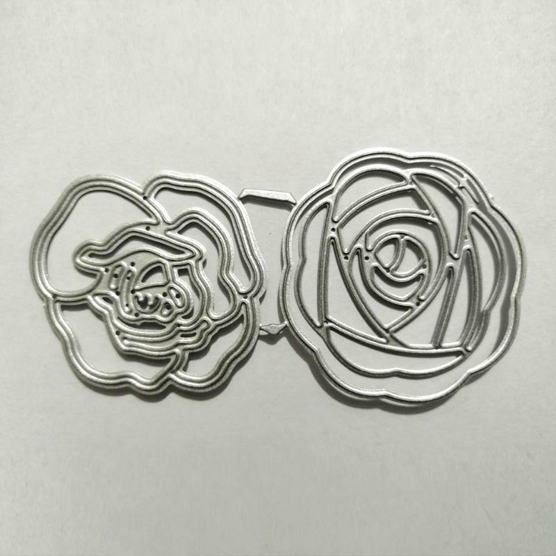 Rose Metal Cutting Dies Stencil Scrapbooking DIY Album Stamp Paper Card Emboss