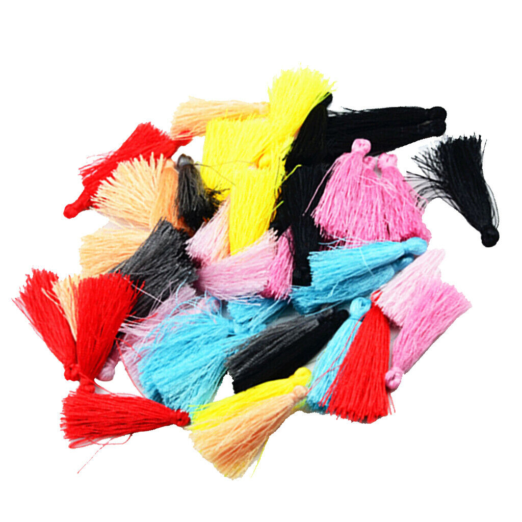 50 Pieces Mixed Chinese  Thread Tassels Charms Pendant