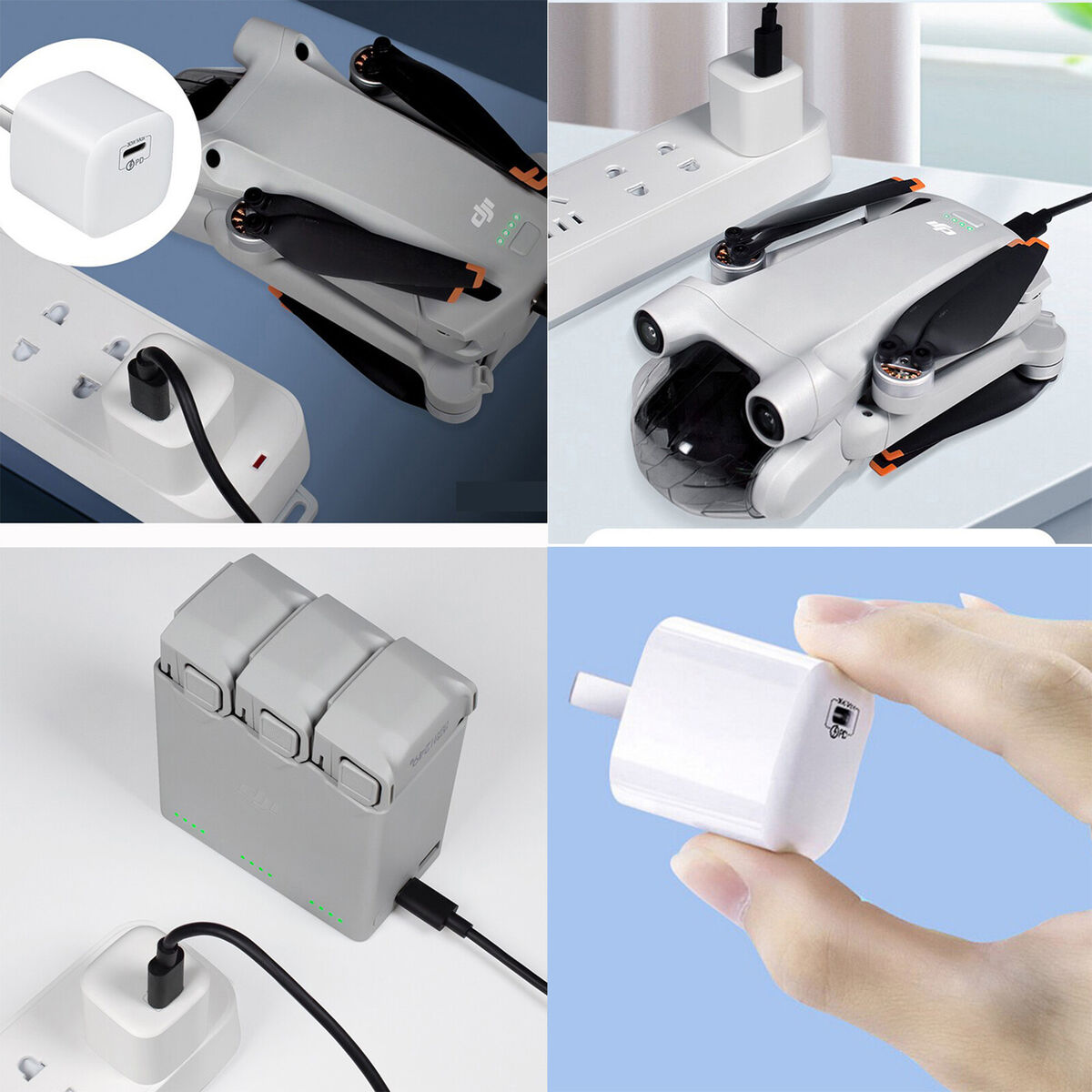 For Mini 3 Pro 30W Gallium Nitride PD Charging Head PD Mini Fast Charge Drone