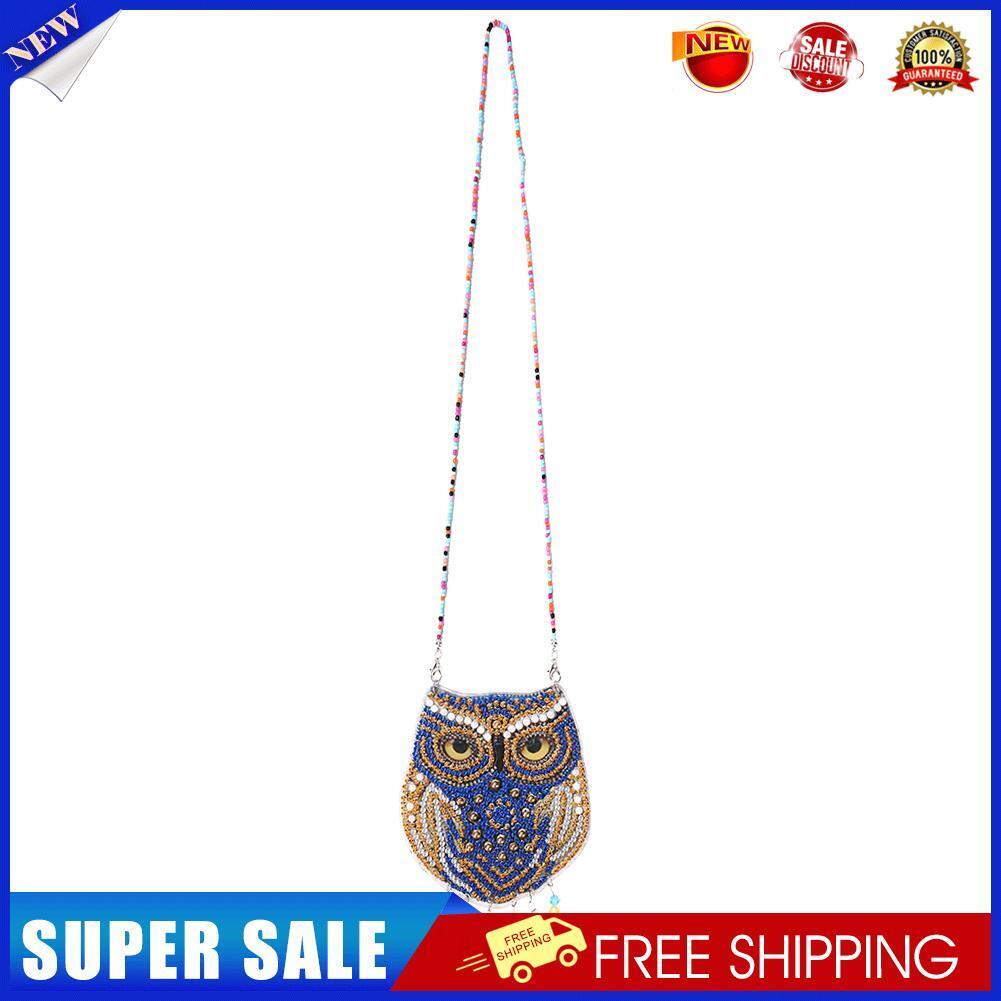 DIY Owl Pendants Acrylic Diamond Ornament Party Clothing Wedding Decor (B)